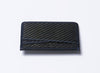 Carbon Fiber Card Holder Blue-Stitch